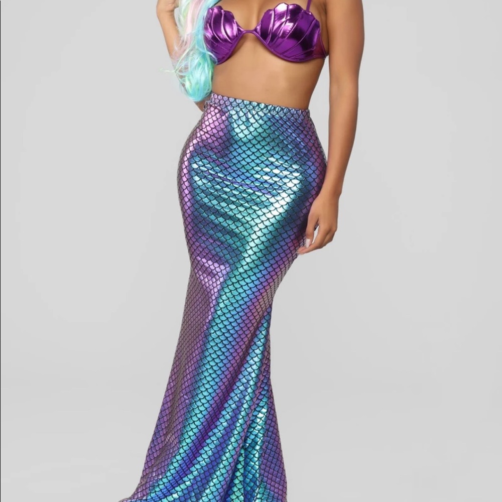 mermaid costume from last year